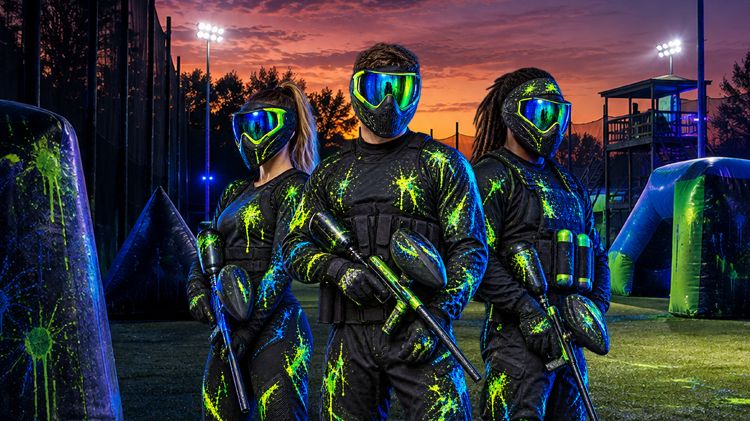 Glow Battle Paintball