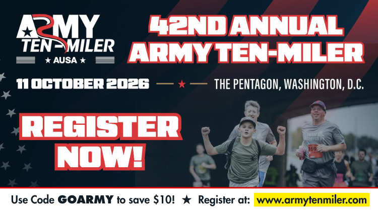The Army Ten-Miler on Sunday, Oct. 11th in Washington DC